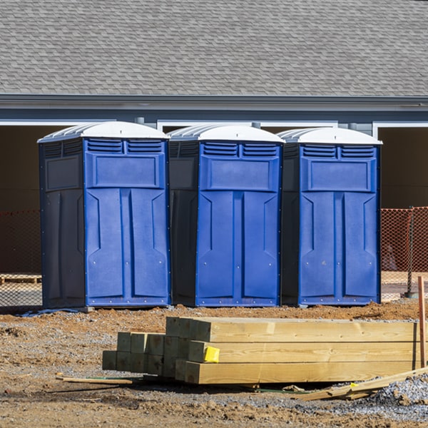 what is the cost difference between standard and deluxe porta potty rentals in Richmond MA